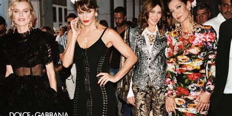 model dolce gabbana werbung 2019|Helena Christensen, Monica Bellucci Front Dolce.